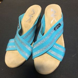 Anne Klein wedge sandals